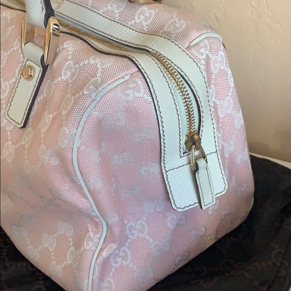 Used authentic Gucci hobo top handle bowling bag - Picture 3 of 16